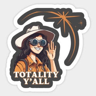 Texas Totality Sticker